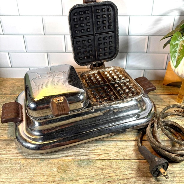 Vintage waffle maker repair